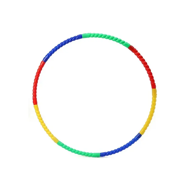 Adjustable Diameter Hula Hoop Set – 8-Piece Interlocking Fitness Rings For Kids & Adults 1