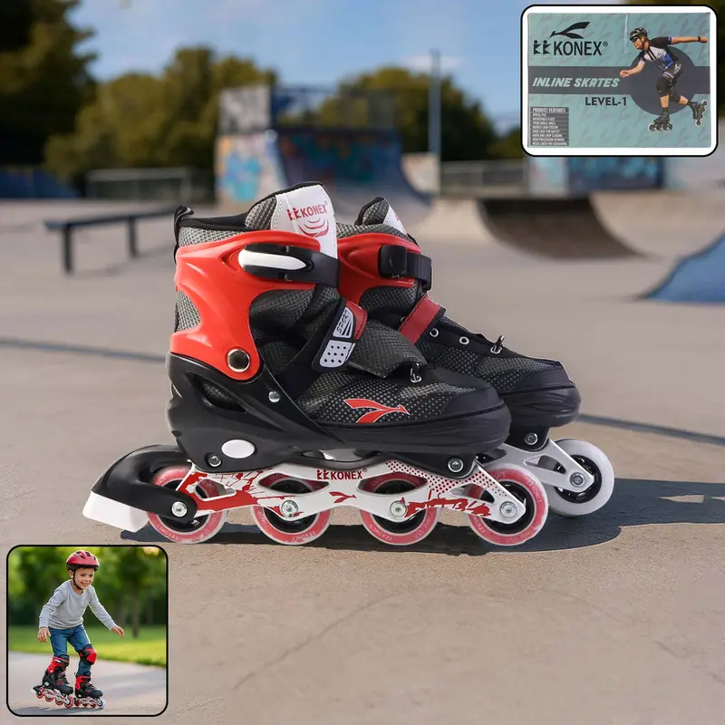 Adjustable Inline Skates For Kids And Adults – Extra-Large Size 1