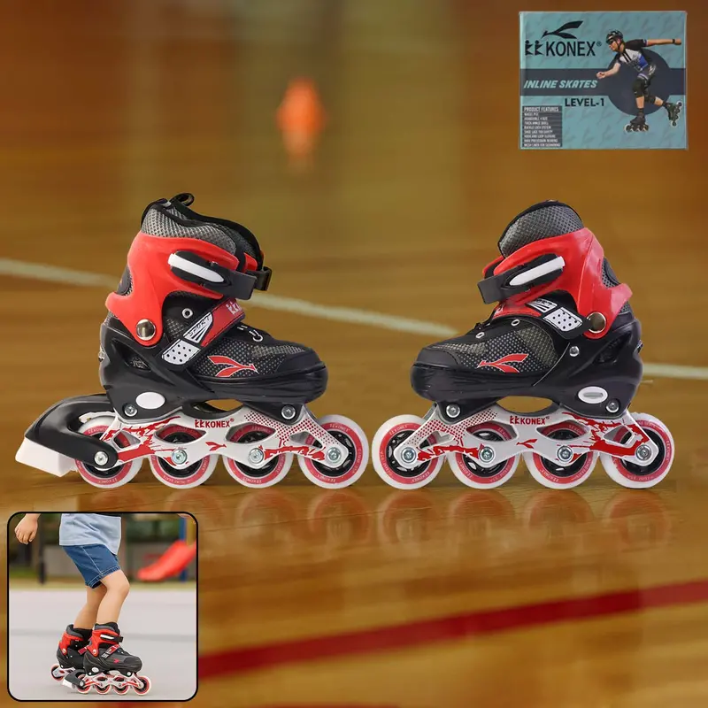 Adjustable Inline Skates For Kids And Adults – Medium Size 1