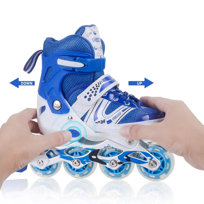 Adjustable Inline Skates With Led Wheels – Premium Roller Skates For Kids & Adults 1