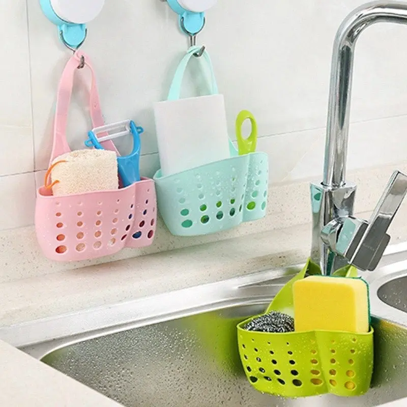 Adjustable Sink Caddy With Drainage Basket For Kitchen Or Bathroom 1