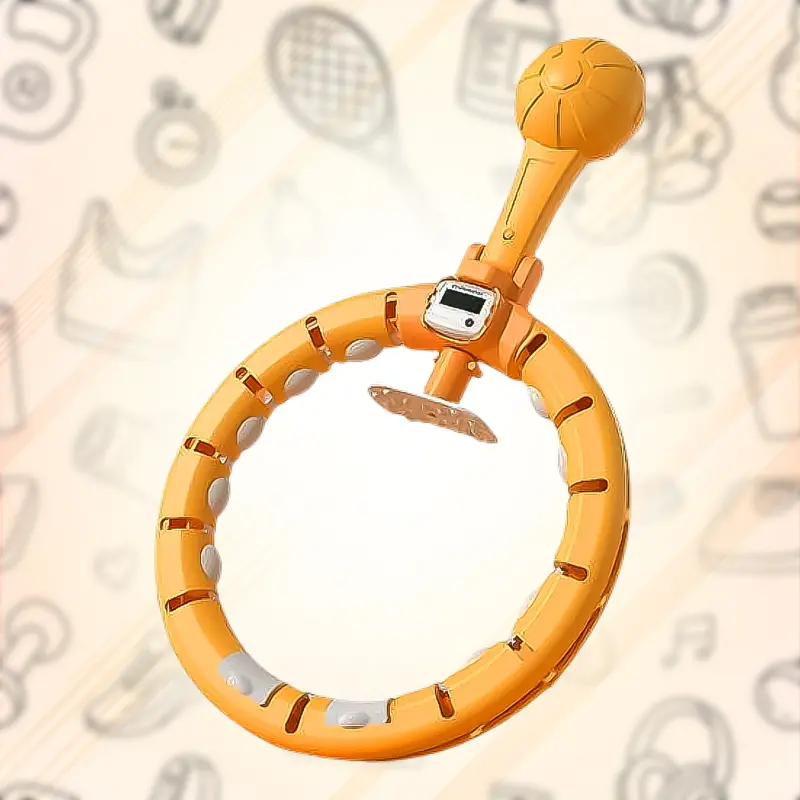 Advanced Fitness Hula Hoop Featuring Real-Time Counter & Dynamic Ball Motion (Loose Packaging) 1