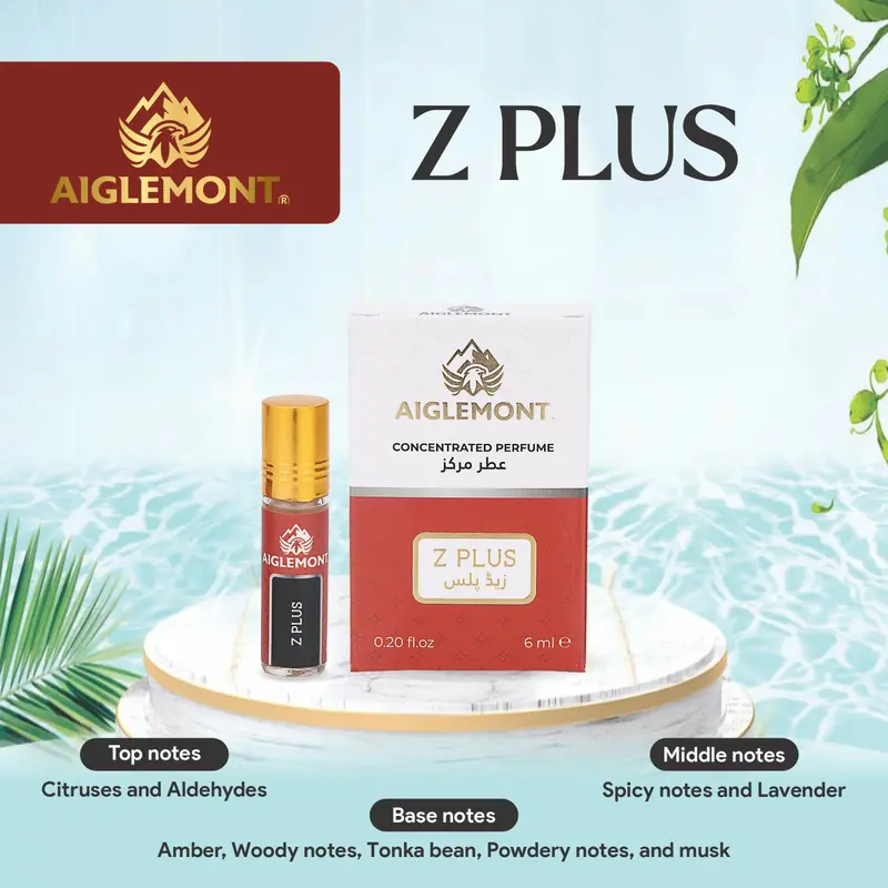 Aiglemont Z Plus Attar – Bold 6Ml Alcohol-Free Roll-On Fusion Of Modern And Traditional Notes 1