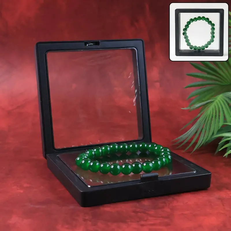 Air-Sealed Green Beaded Bracelet In Protective Display Packaging 1