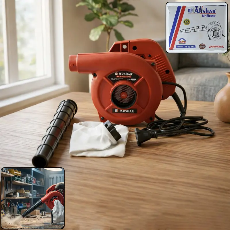Akshar Ai40 Hnl 650W High-Velocity Air Blower – Professional Cleaning Device 1