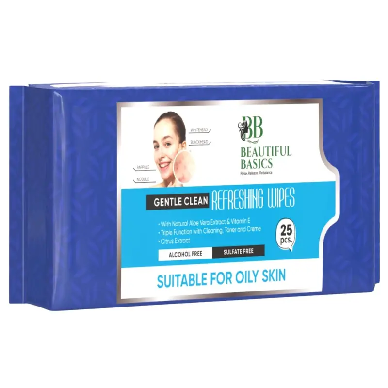 Alcohol-Free Face Wipes – Soothing 25-Count Pack For Daily Use 1