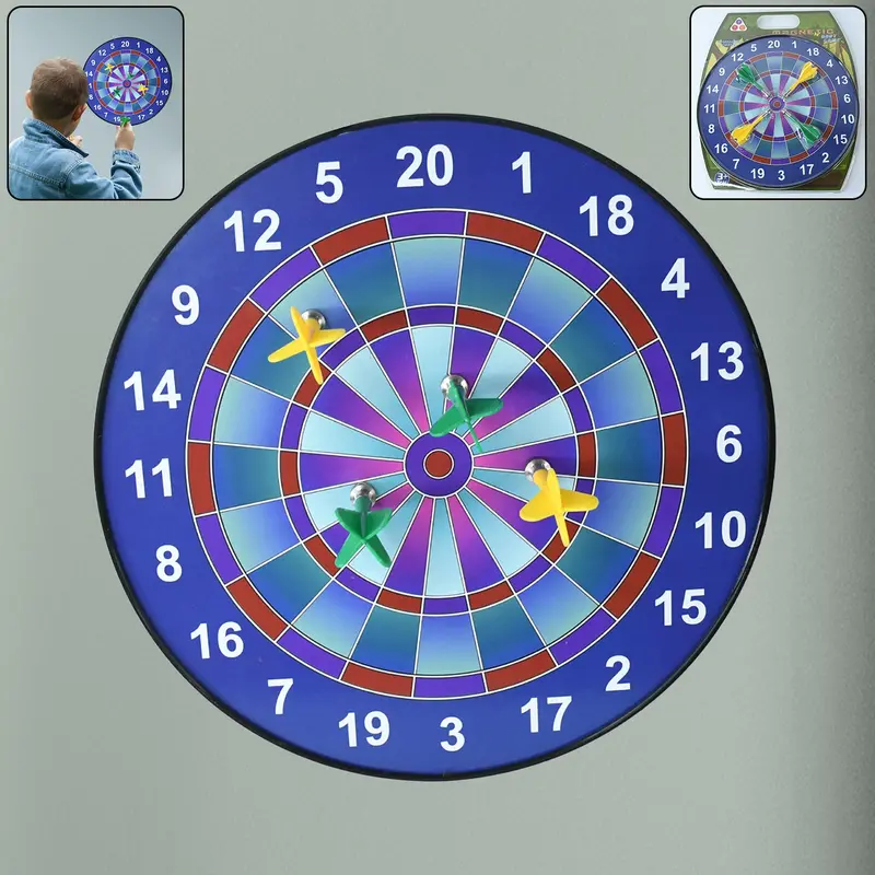 All-Age Magnetic Dartboard Game – Includes Target Board And 6 Beginner-Friendly Darts 1