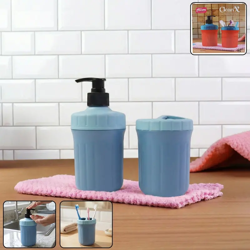 All-In-One Soap Dispenser With Built-In Utility Holder – Space-Saving Bathroom Organizer 1