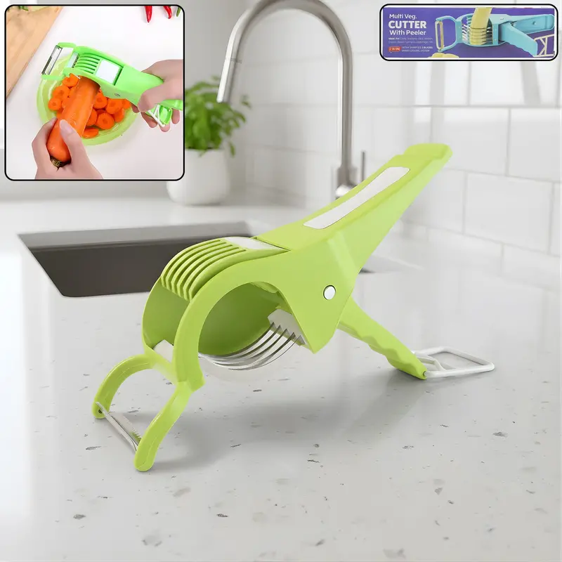 All-In-One Vegetable Cutter & Peeler – Efficient Slicing, Julienne, And Peeling Tool 1