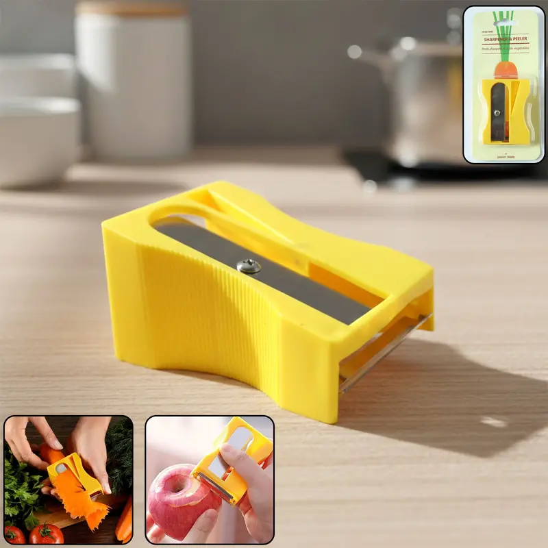 All-In-One Vegetable Peeler & Sharpener – Ergonomic Kitchen Prep Tool 1