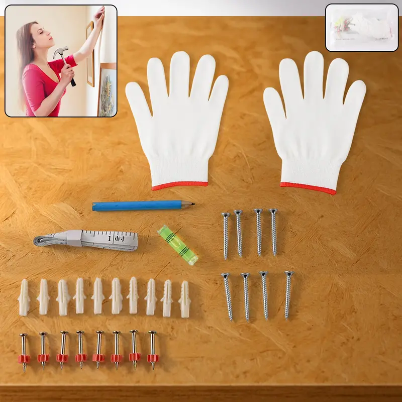 All-In-One Wall Mounting Hardware Kit – Diy Installation Set 1