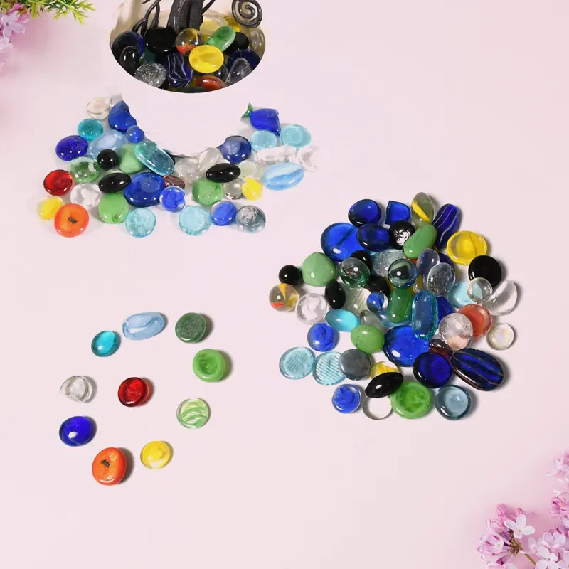 All-Purpose Colored Stone Collection – For Terrariums, Vases & Outdoor Decor 1