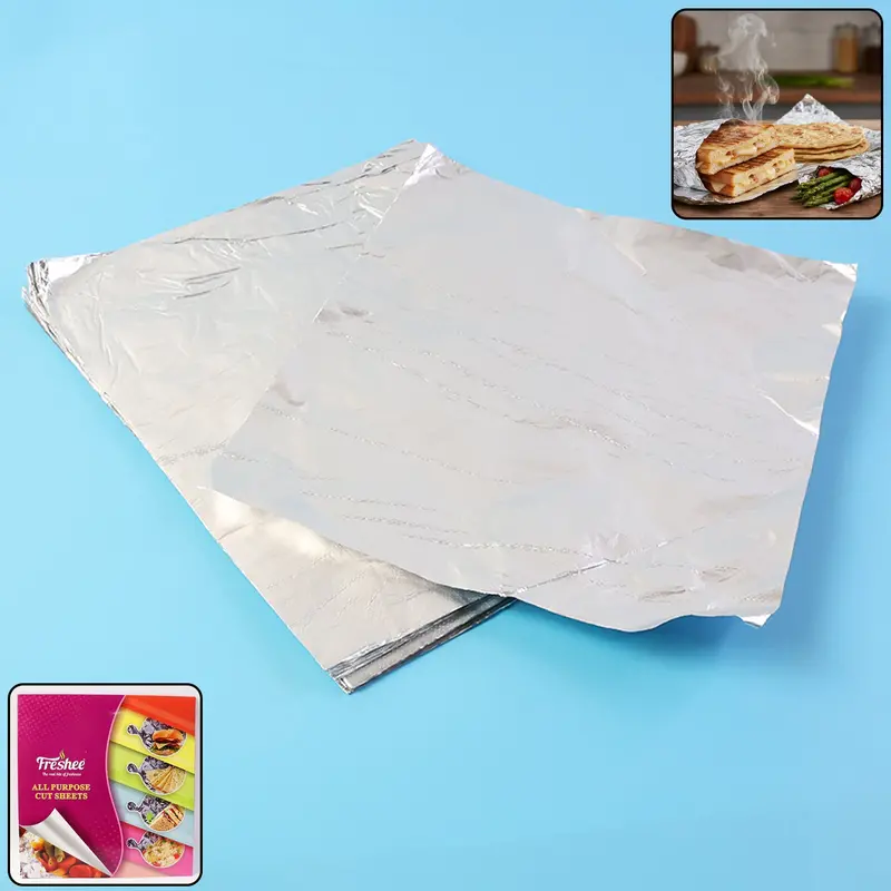 Aluminum Foil Sheets – 220 × 250 Mm Cut-To-Size, 50-Piece Pack 1