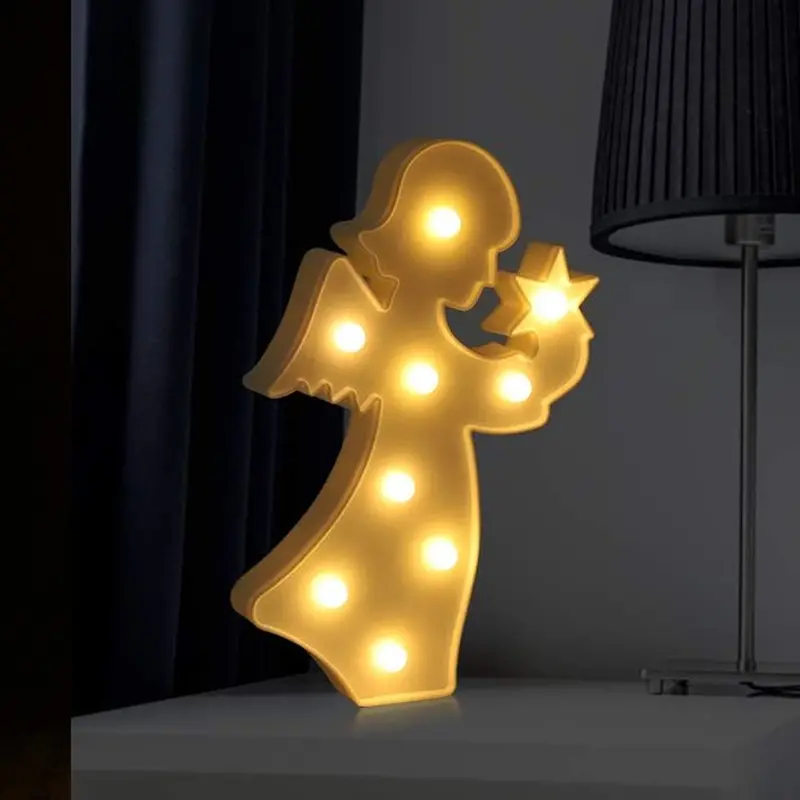 Angel-Themed Led Night Light For Bedroom Or Nursery 1
