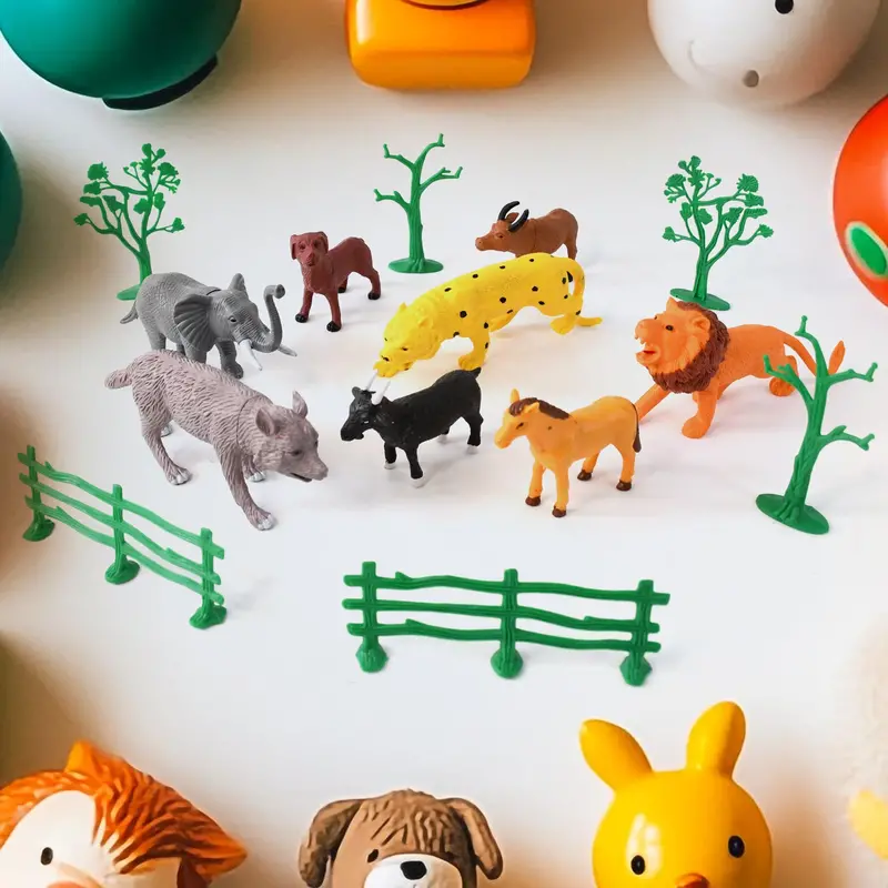 Animal Kingdom Educational Toy Set – 14-Piece Realistic Plastic Figurines For Kids 1