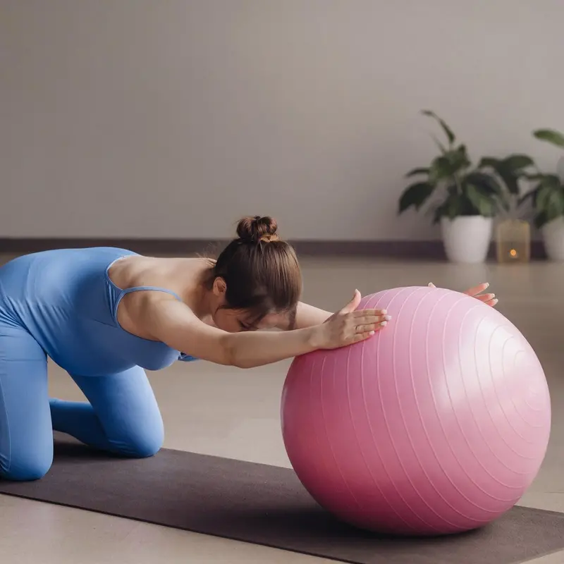 Anti-Burst 65Cm Exercise Stability Ball – Durable Mix-Design Fitness Ball 1