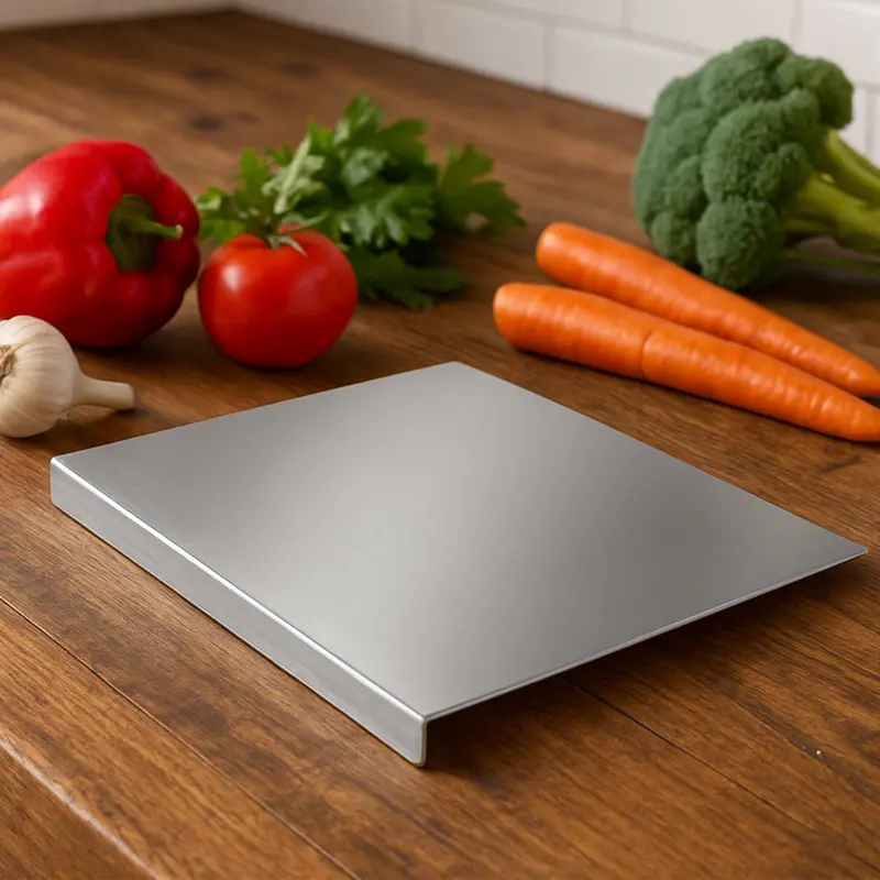 Antibacterial Stainless Steel Chopping Board – Premium Kitchen Cutting Surface 1