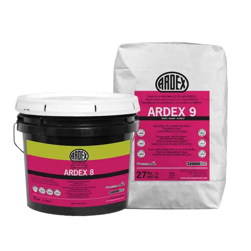 Ardex 8+9 Commercial-Grade Waterproofing & Crack Isolation Membrane Kit 1