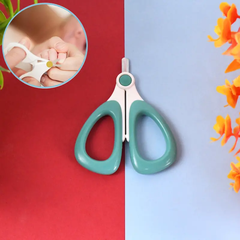 Baby Nail Trimmer Scissors – Rounded-Tip Safety Clippers For Infants (1-Piece) 1