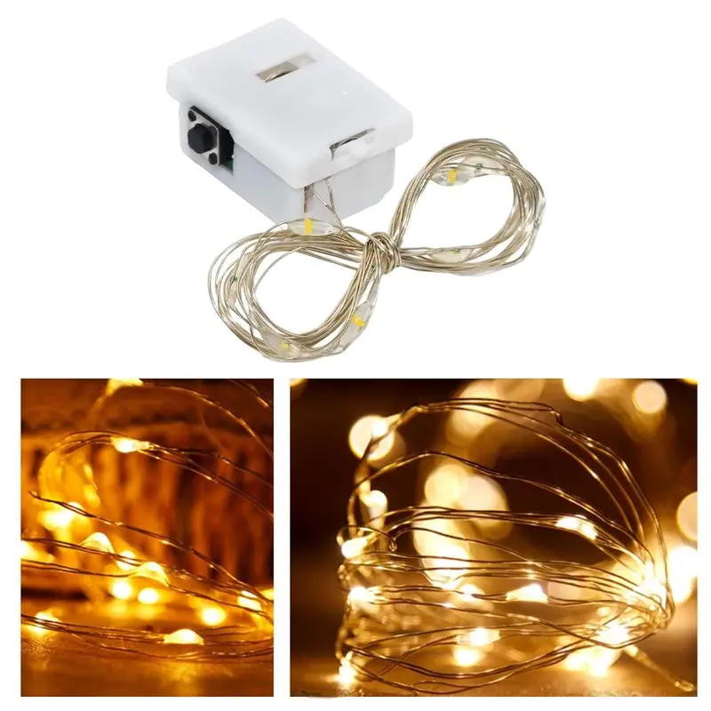 Battery-Powered Mini Led Fairy Lights – Twinkling String Light For Ambiance 1