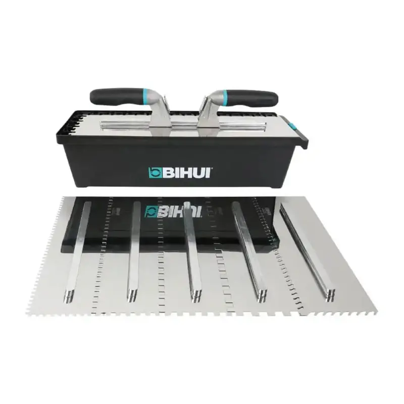 Bihui 9-Piece Interchangeable Notched Trowel Set 1
