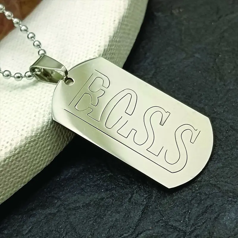 Boss Pendant Necklace For Men – Confident Leadership Style 1