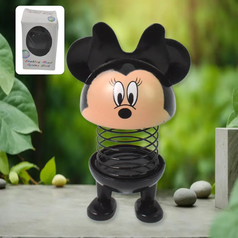 Bounce-Style Cartoon-Face Spring Doll Toy 1