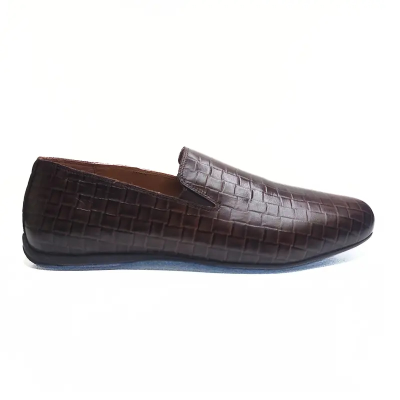 Brown Genuine Leather Casual Loafers 1