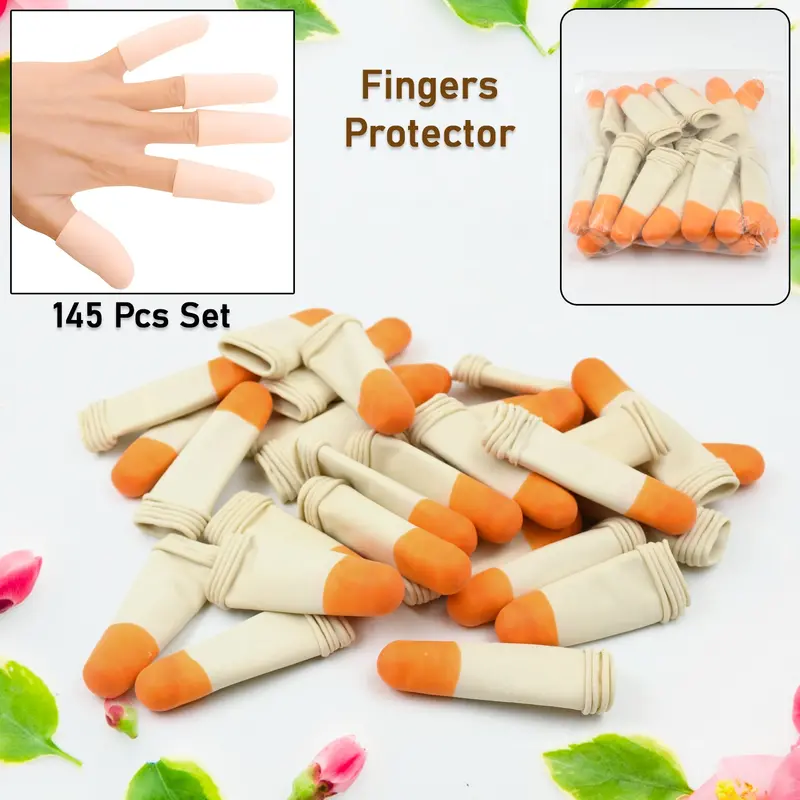 Bulk-Pack Silicone Finger Cots – Hygienic Protection For Daily Use (~145 Pcs) 1