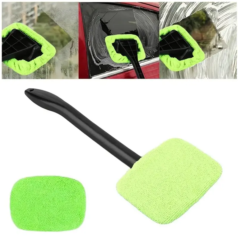 Car Windshield Cleaning Wiper With Bonus Microfiber Cloth – 38 Cm Glass Cleaner Tool 1