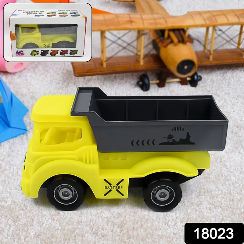 Child-Friendly Friction-Powered Dumper Vehicle – Easy-Grip, Open-Top Design For Imaginative Play 1
