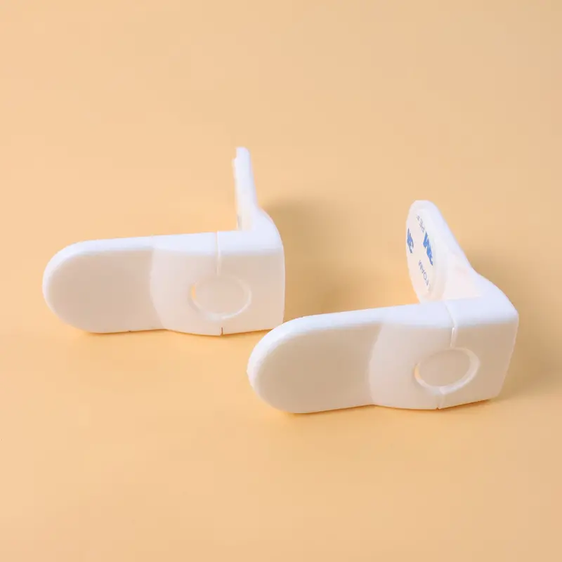 Child-Safe Cabinet Lock Set – 2-Piece Adhesive Safety Latch Kit 1