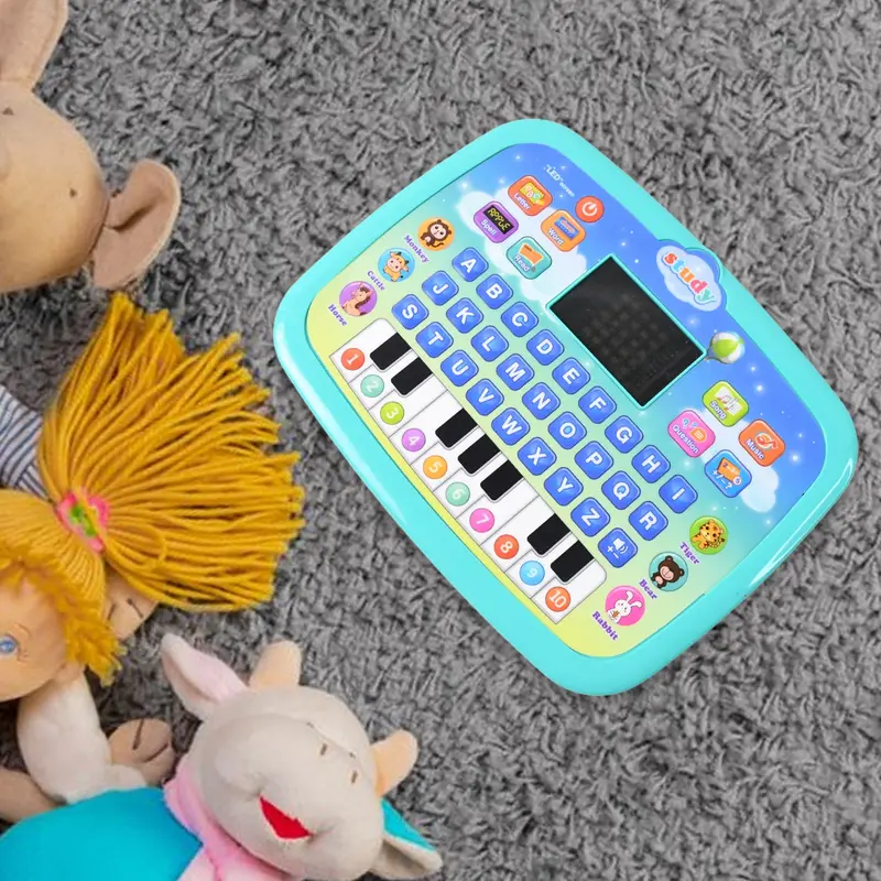 Children'S Educational Laptop Piano – Led Display Toy With Musical Keys & Learning Modes 1