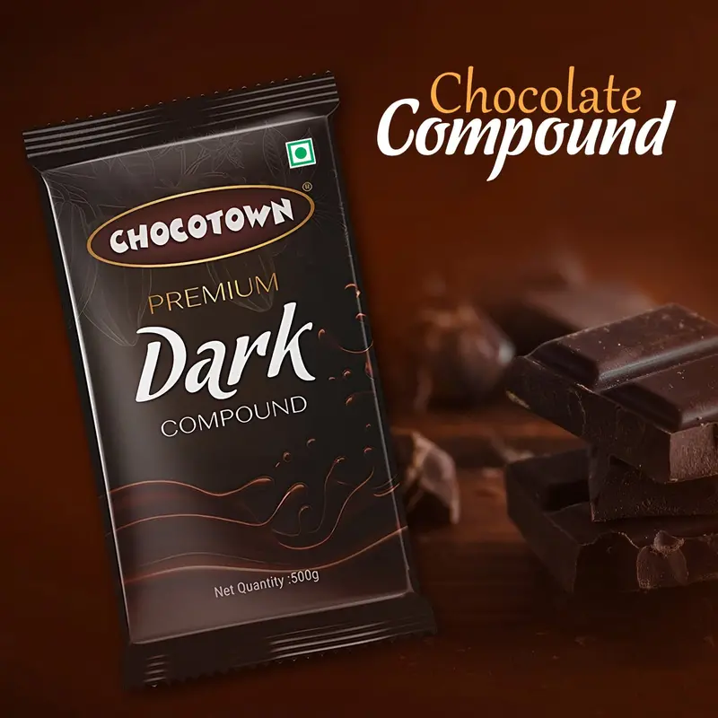 Chocotown Dark Chocolate Compound Slab – 500G 1