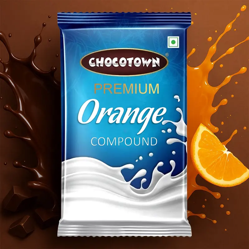 Chocotown Premium Orange Flavor Compound Chocolate (500 G) 1