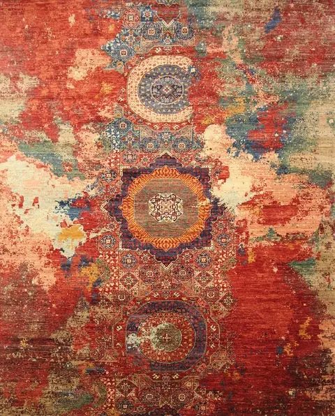 Classic Indigo Rectangle Rug (Ar82123), 8'0" X 10'0" 1