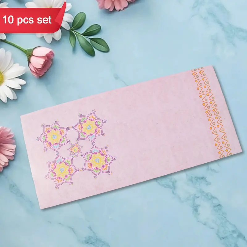 Classic Wedding Money Envelopes – 10-Piece Set For Sister’S Return Gift 1