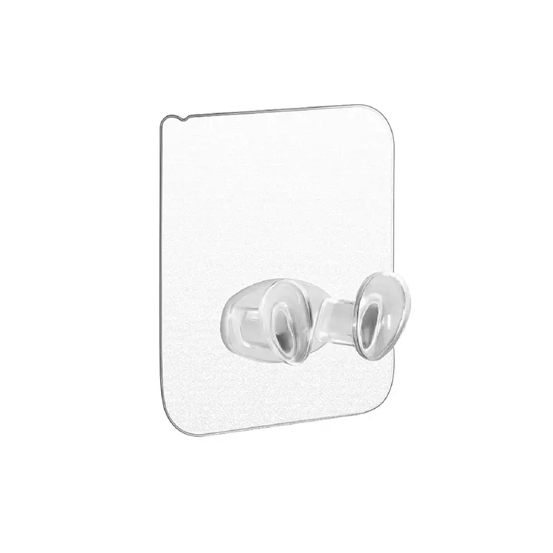 Clear Multi-Use Wall-Mount Storage Hooks – Versatile Home & Office Organizer 1