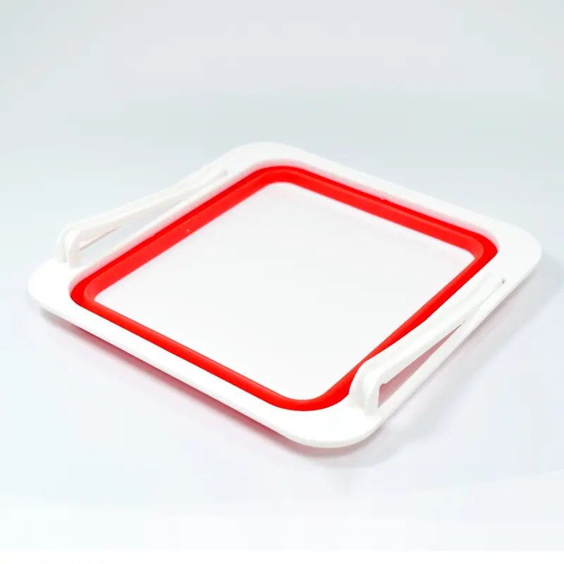 Collapsible Refrigerator Storage Bin – Sliding Fridge Basket With Adjustable Tray Design 1