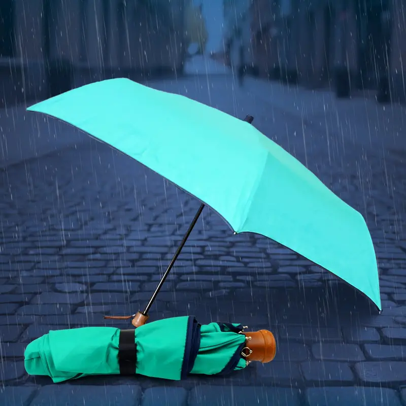Compact 3-Fold Umbrella For Sun And Rain Protection – 1 Unit 1
