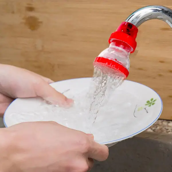 Compact 360° Rotating Shower Head Faucet – Small Size Plastic Model 1
