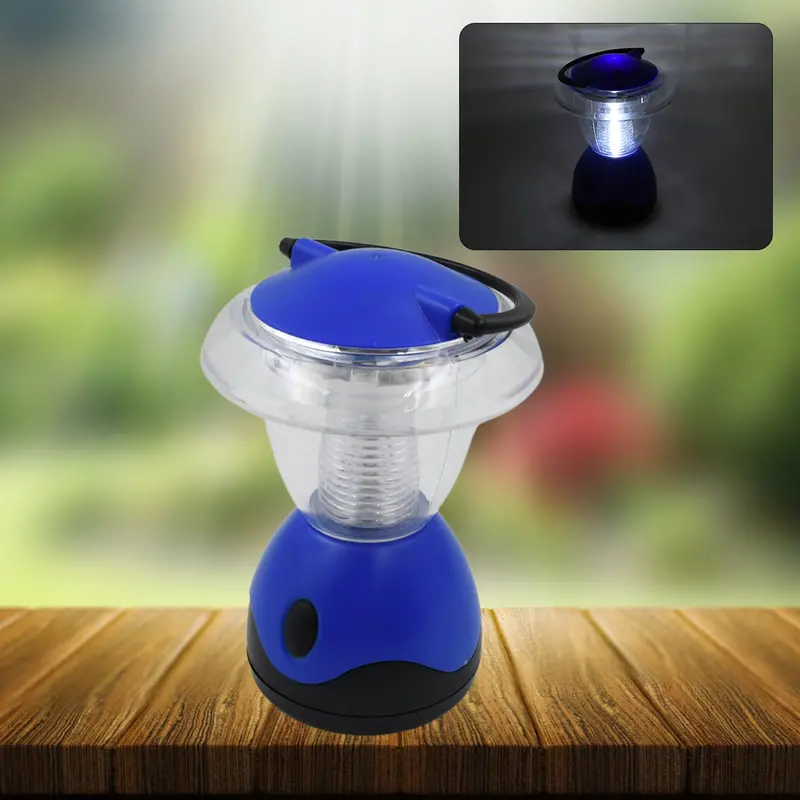 Compact Battery-Powered Camping Lantern – Bright White Light 1