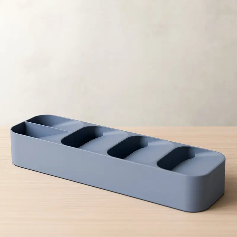 Compact Cutlery Organizer Tray – Secure Storage For Utensils And Small Kitchen Items 1