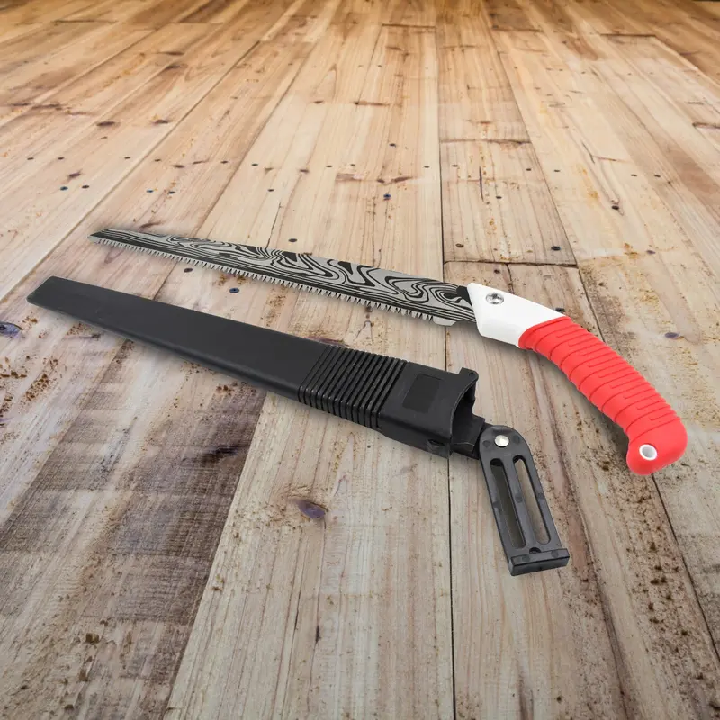 Compact Handheld Pruning Saw For Branch Trimming – Includes Protective Sheath 1
