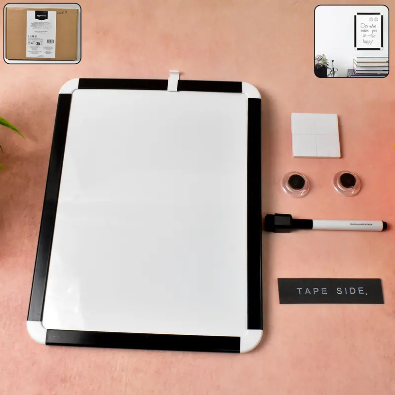 Compact Magnetic Dry-Erase Whiteboard – 21.6 × 28 Cm Portable Writing Surface 1