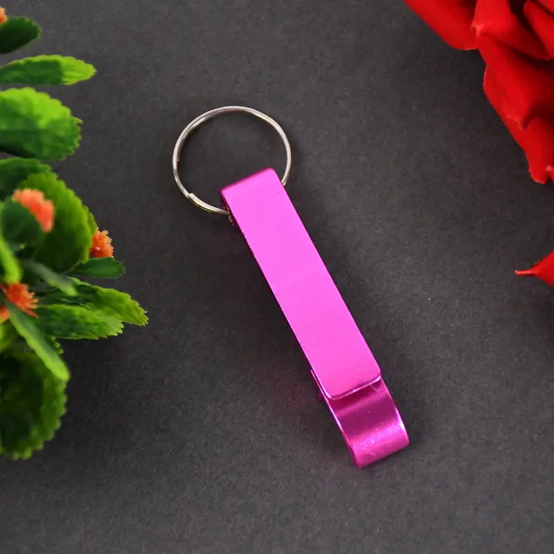 Compact Metal Bottle Opener Keychain – Portable Bar Tool 1
