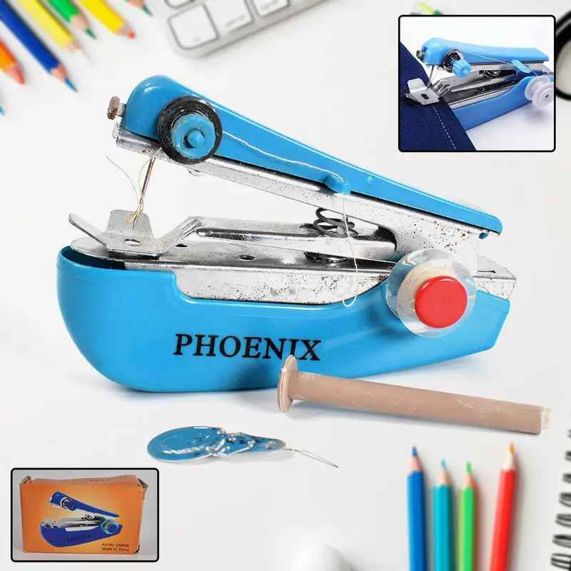 Compact Portable Sewing Stapler – Mini Fabric Fastener For Quick Repairs 1