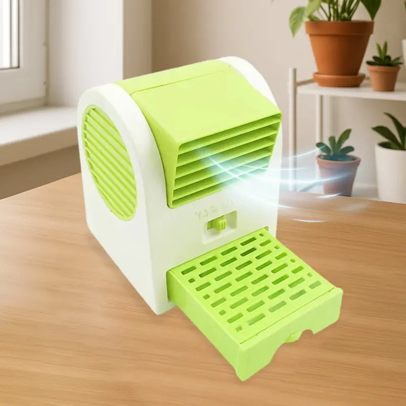 Compact Rechargeable Desktop Air Cooler – Portable Mini Fan For Personal Cooling 1
