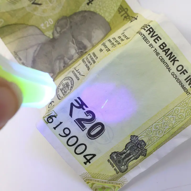 Compact Uv Led Keychain Light With Blue Illumination – Portable Detection Tool 1