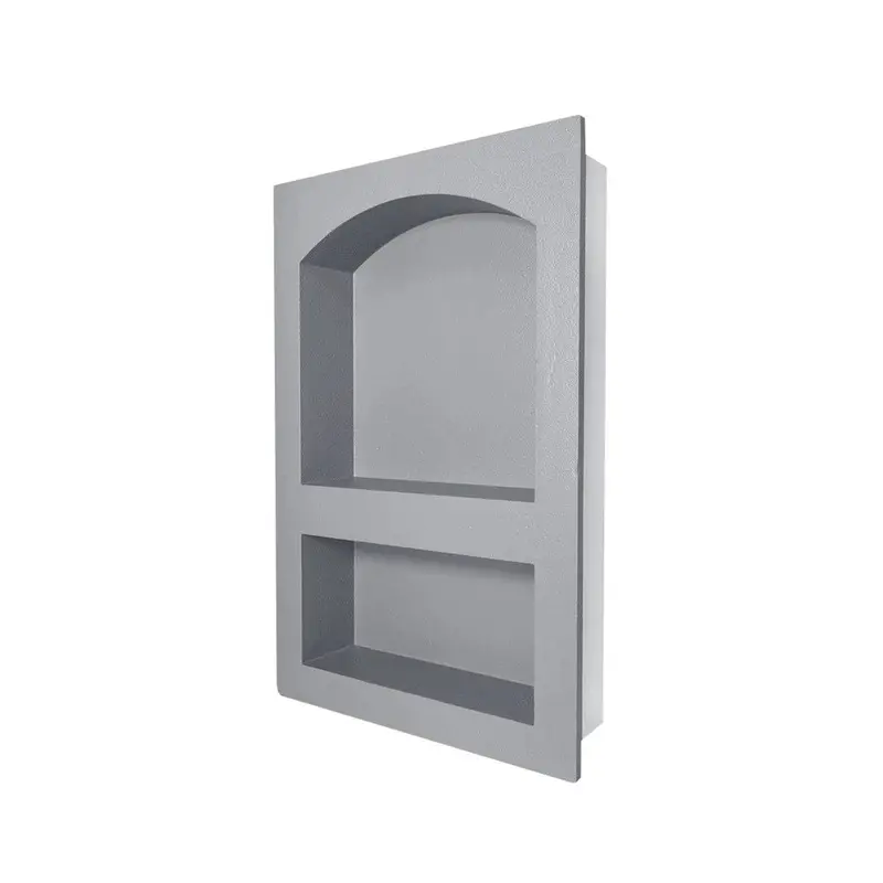 Compotite Arched Double Shower Niche Kit 1
